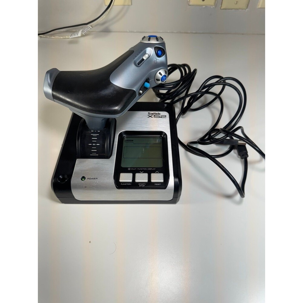 Saitek X52 Flight Control System Throttle ONLY Multi Function Display Tested